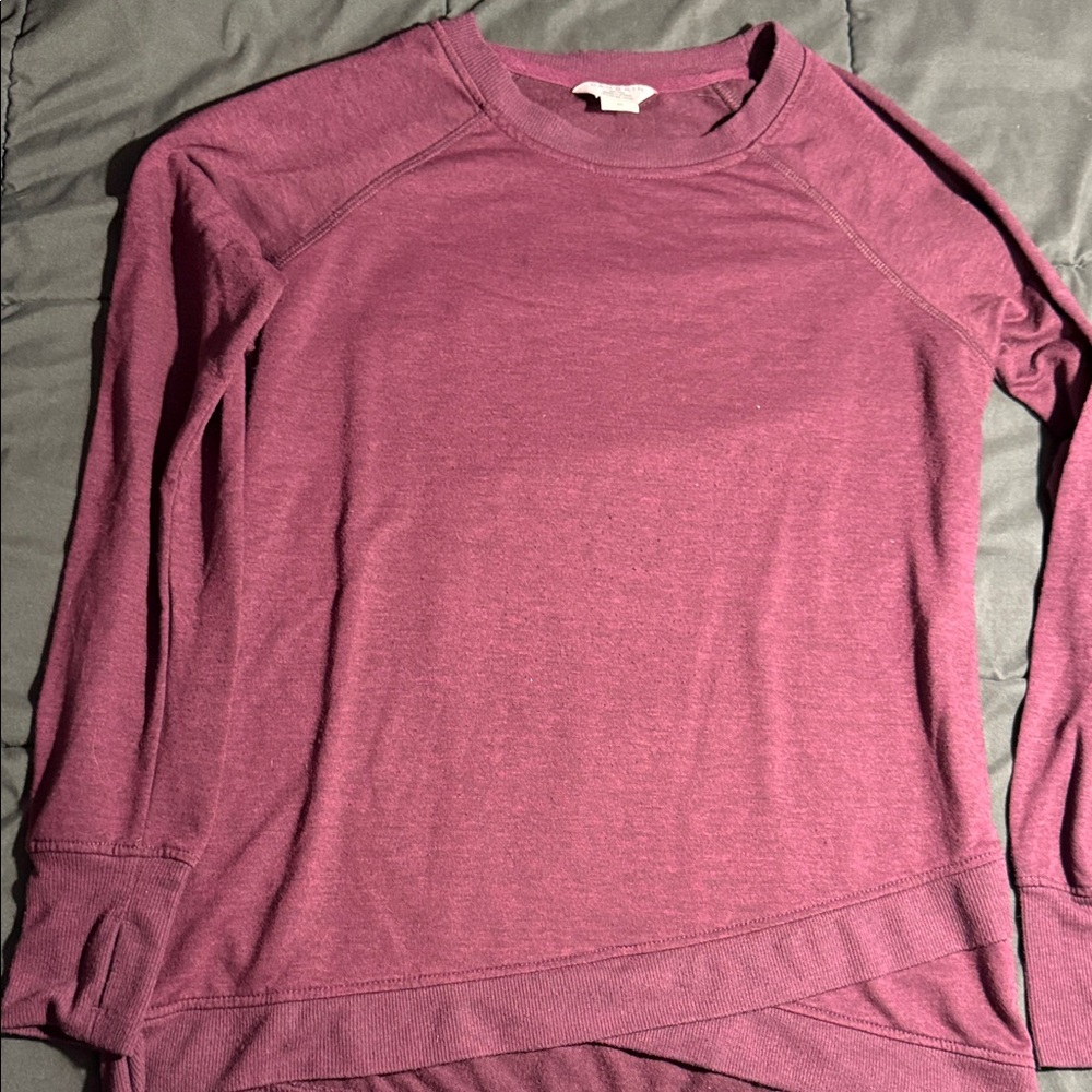 Women's Purple Long Sleeve top